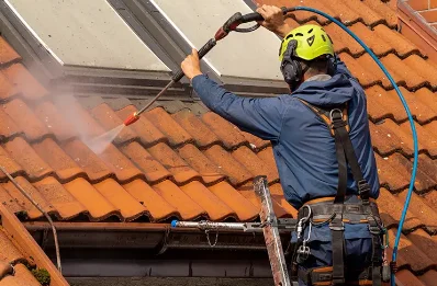 Démoussage et hydrofuge de toiture à Étagnac